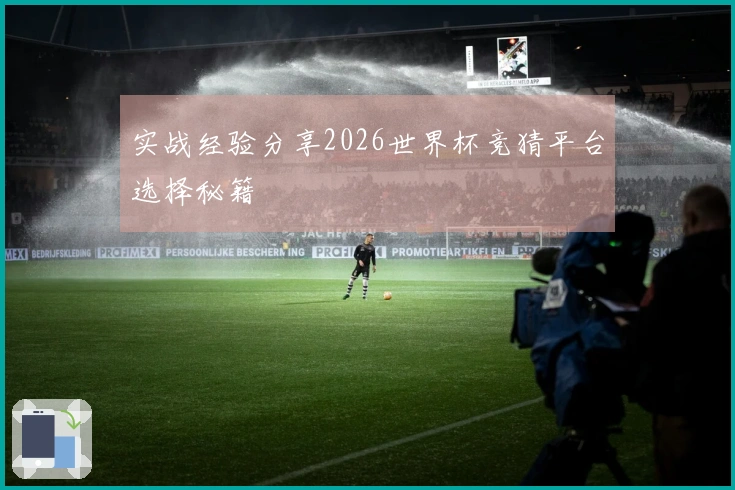 实战经验分享2026世界杯竞猜平台选择秘籍