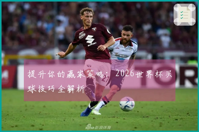 提升你的赢家策略：2026世界杯买球技巧全解析