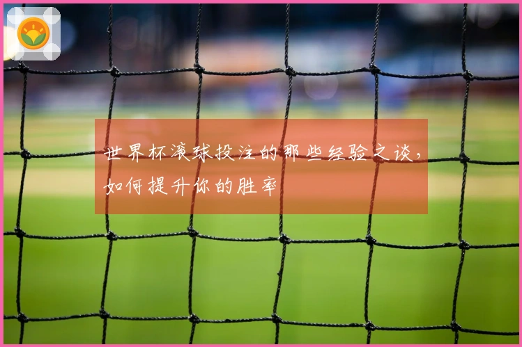 世界杯滚球投注的那些经验之谈，如何提升你的胜率